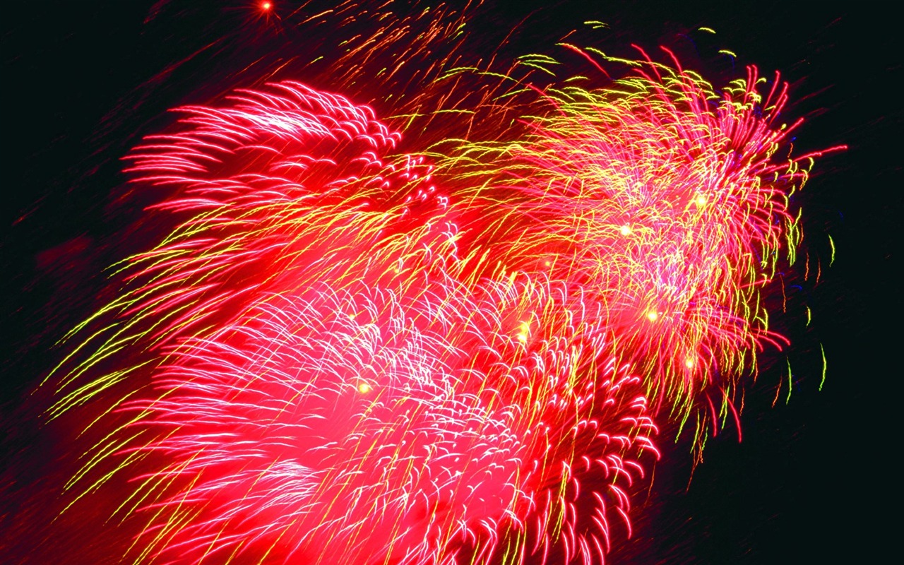 Festival ohňostroj wallpaper #9 - 1280x800