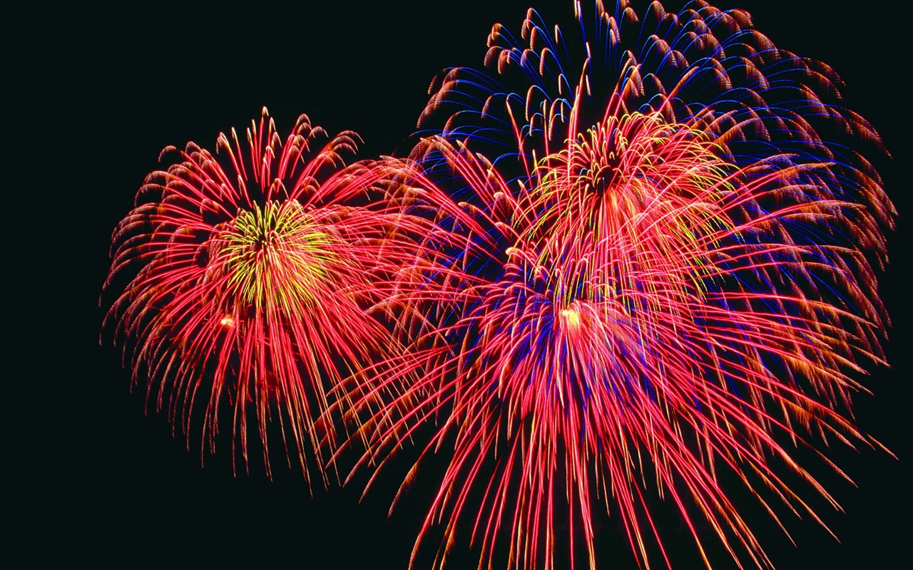 Festival fireworks display wallpaper #11 - 1280x800