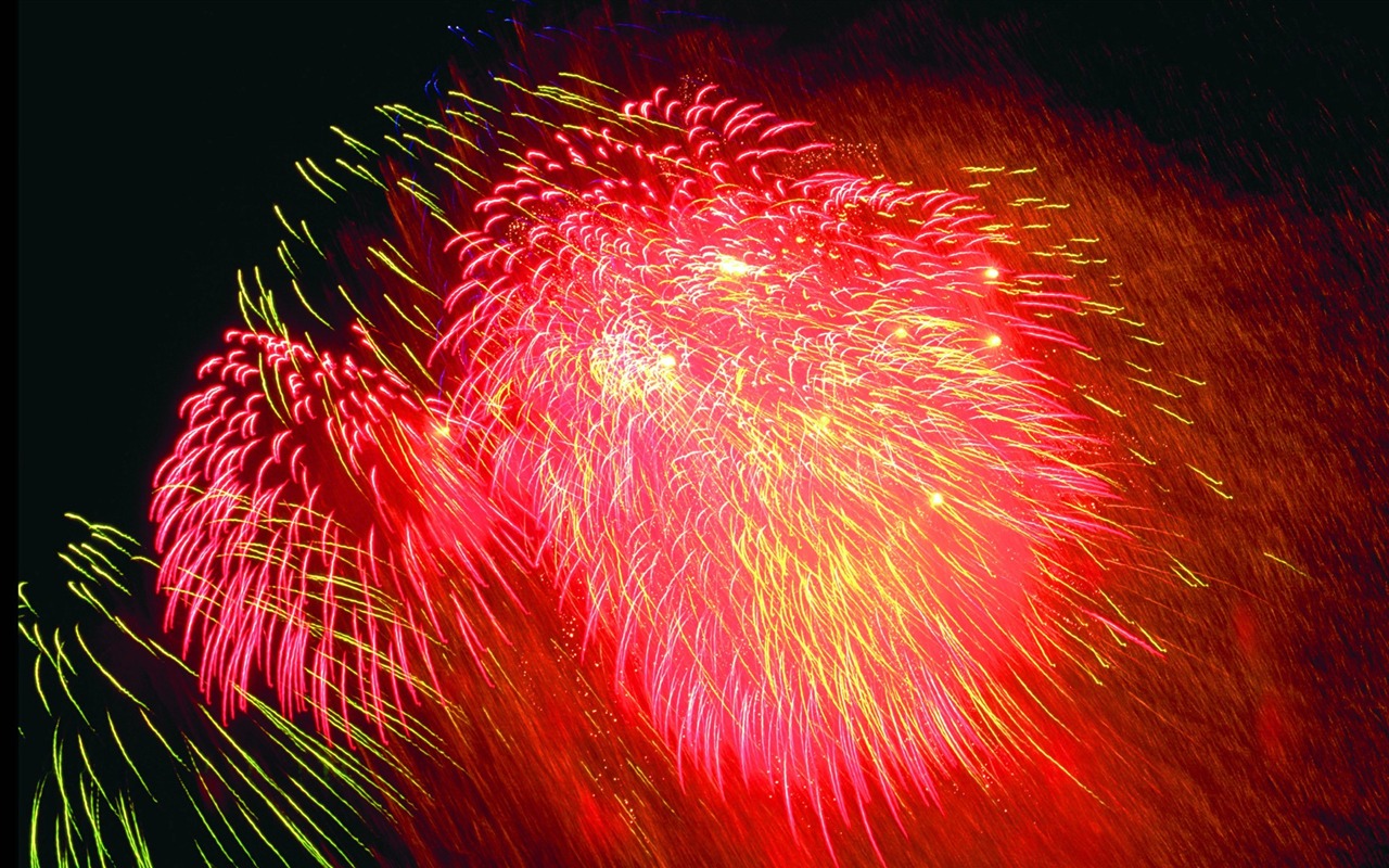 Festival ohňostroj wallpaper #13 - 1280x800