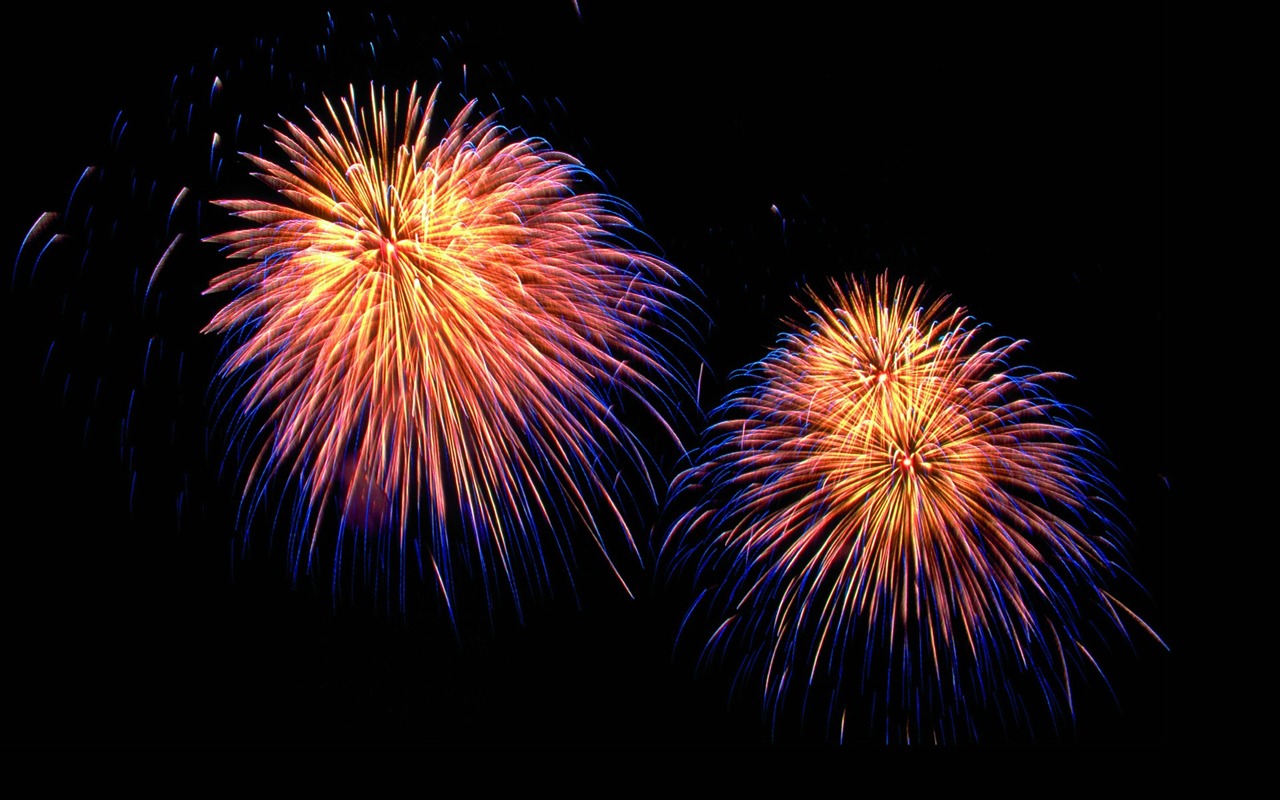 Festival ohňostroj wallpaper #19 - 1280x800