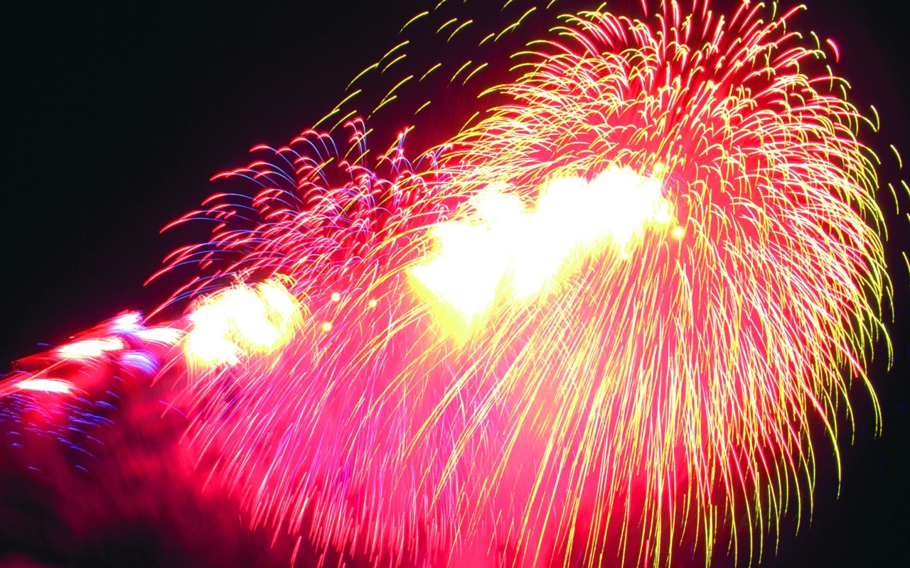 Festival ohňostroj wallpaper #21 - 1280x800