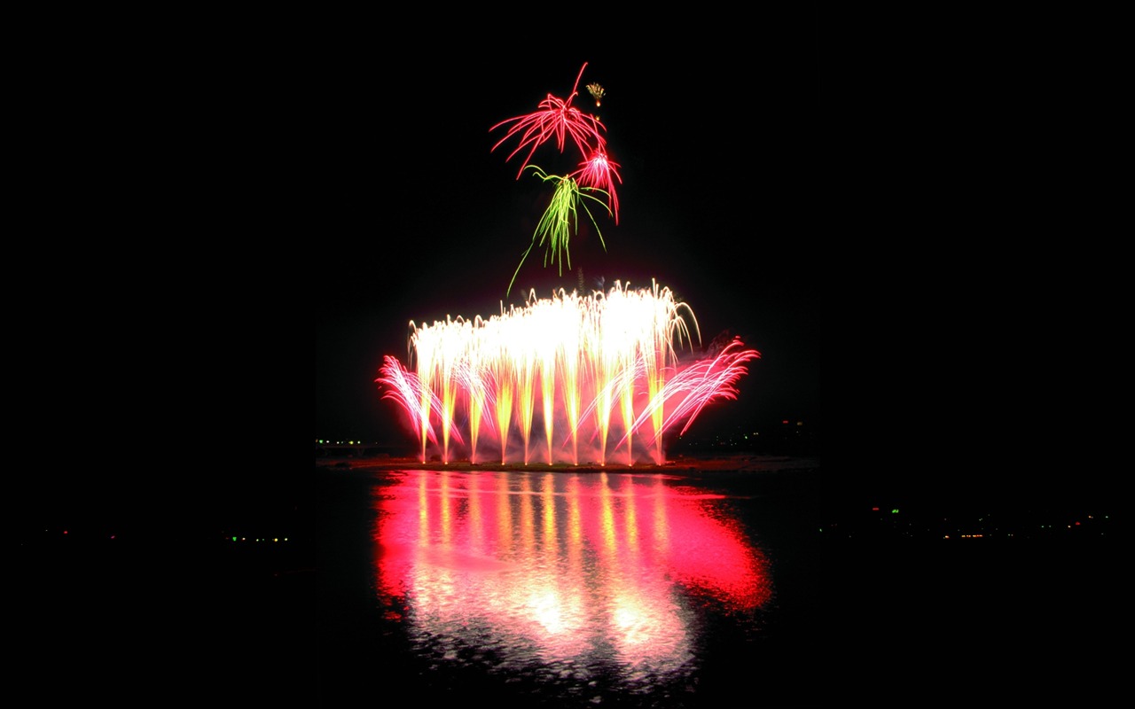 Festival ohňostroj wallpaper #33 - 1280x800