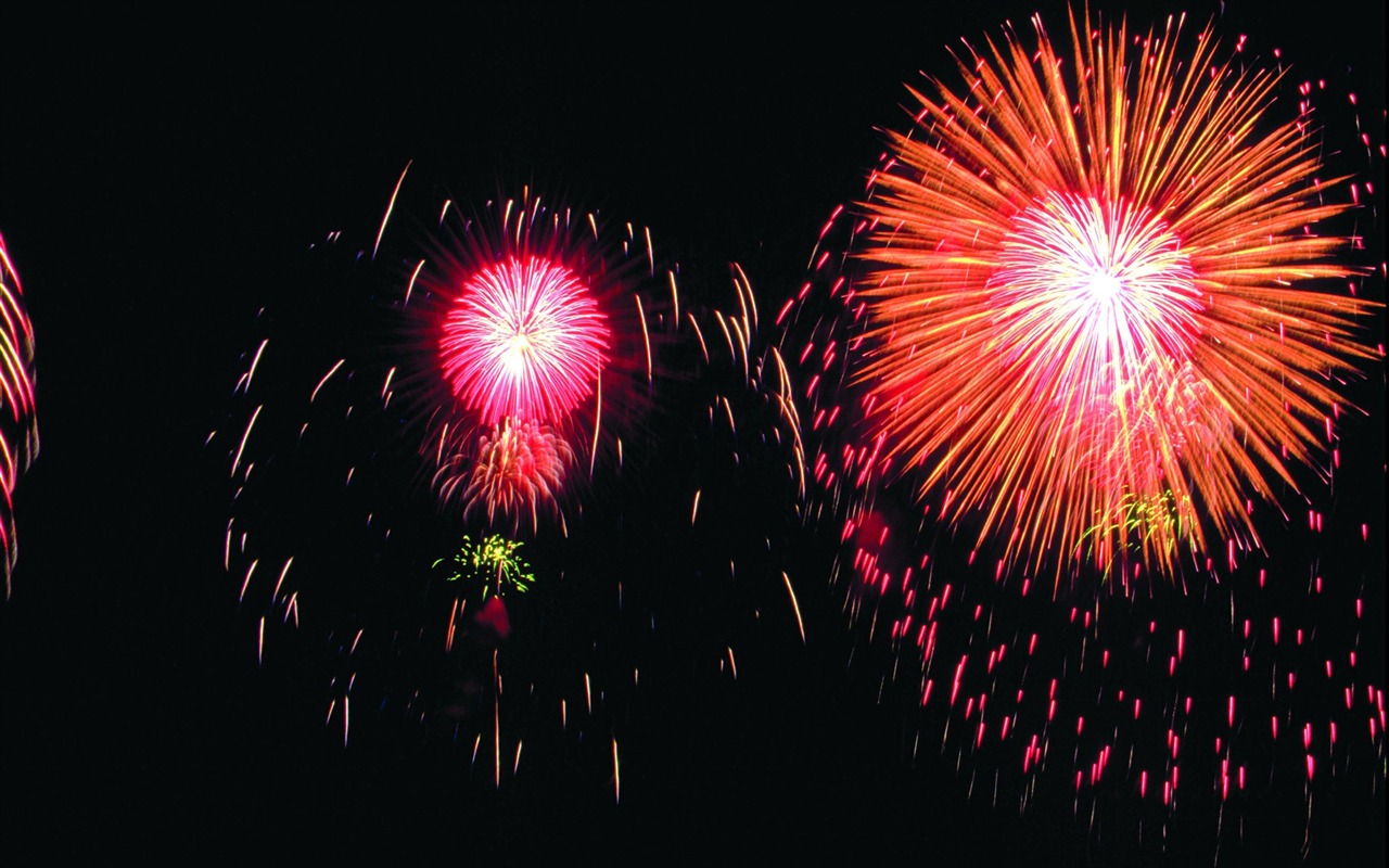 Festival ohňostroj wallpaper #40 - 1280x800