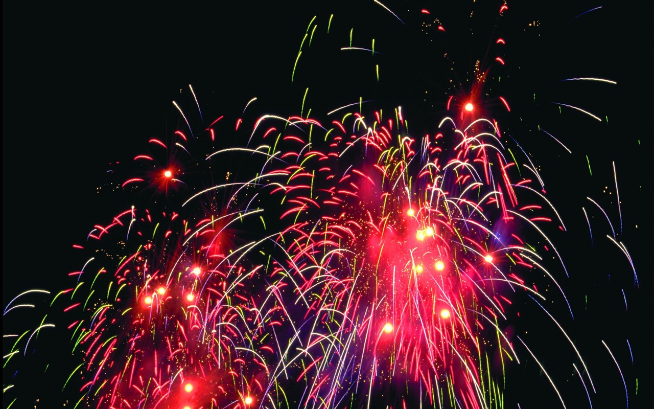 Festival ohňostroj wallpaper #43 - 1280x800
