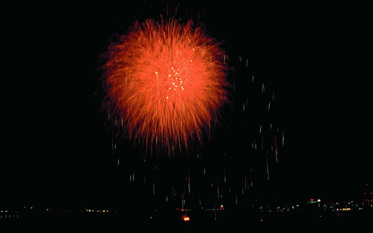 Festival ohňostroj wallpaper #45 - 1280x800
