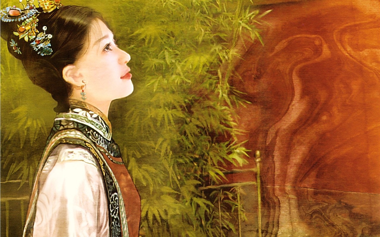 Fond d'écran de peinture anciennes femmes de #3 - 1280x800