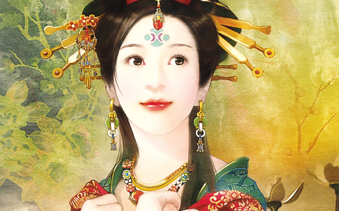 Malba Starověký žen Wallpaper #7 - 1280x800