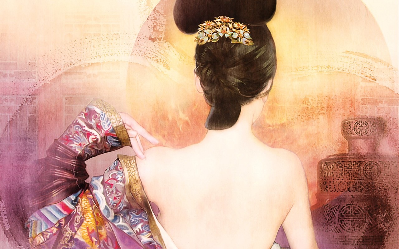 Ancient Women's Painting Wallpaper #8 - 1280x800