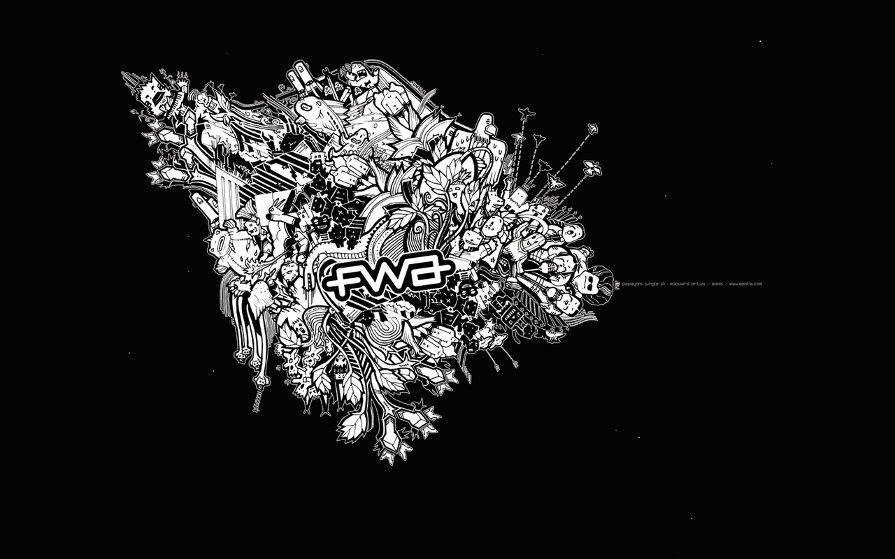 FWA黑色專輯壁紙 #24 - 1280x800