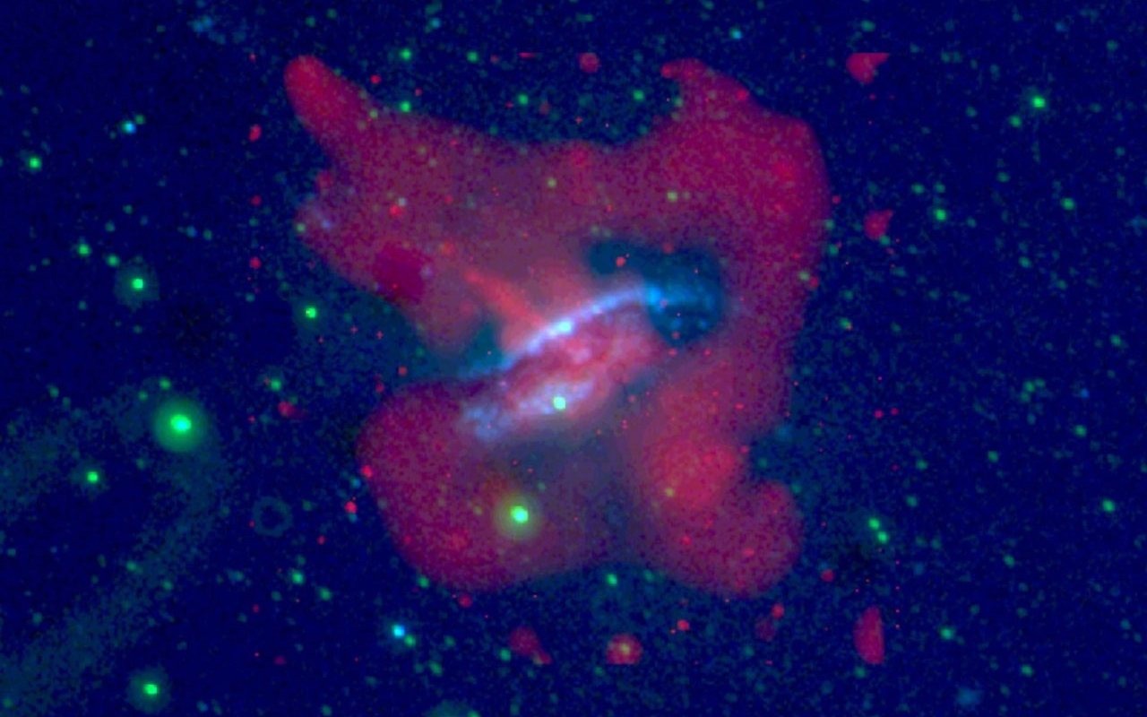 NASA의 벽지의 별, 은하 #6 - 1280x800