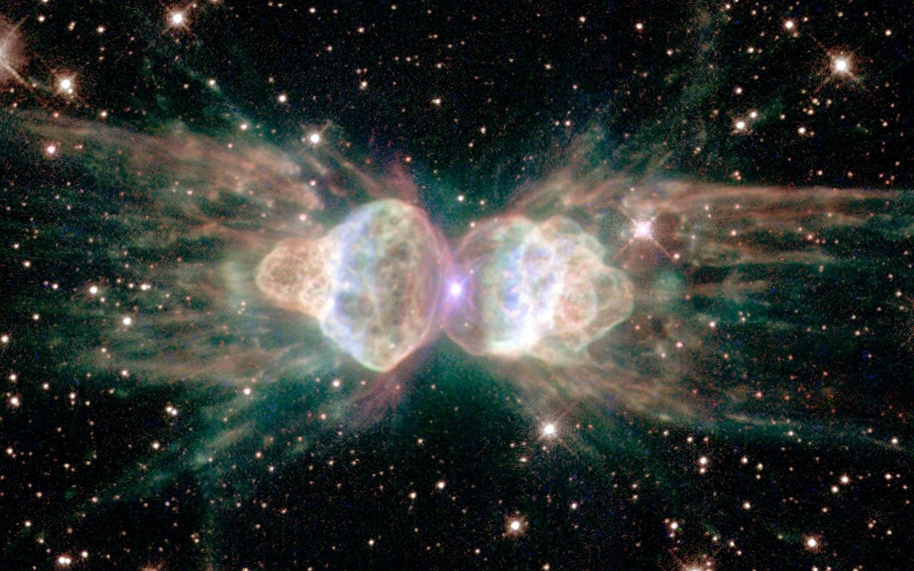 NASA의 벽지의 별, 은하 #8 - 1280x800