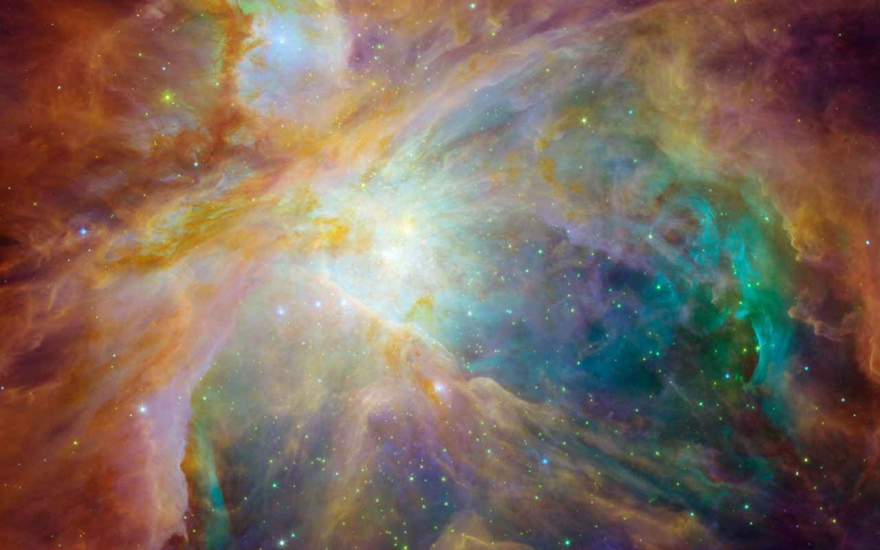 NASA의 벽지의 별, 은하 #14 - 1280x800