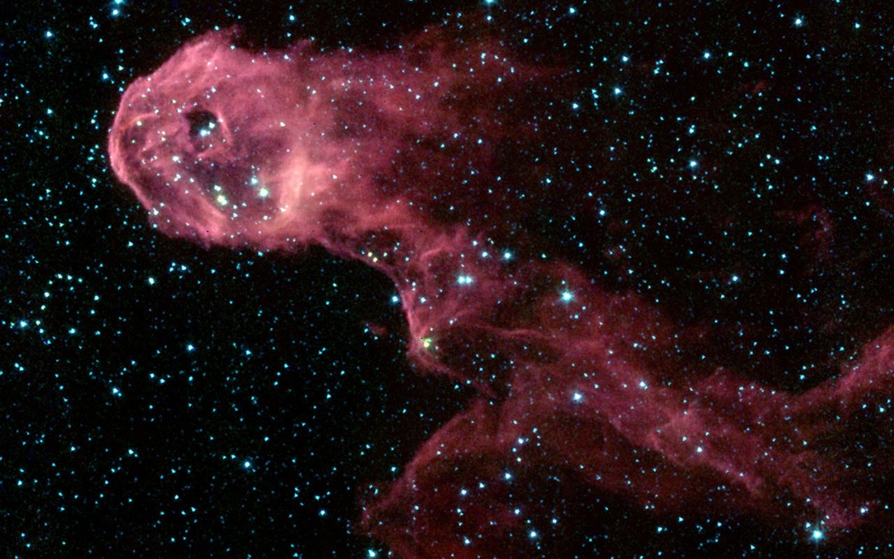 NASA의 벽지의 별, 은하 #17 - 1280x800