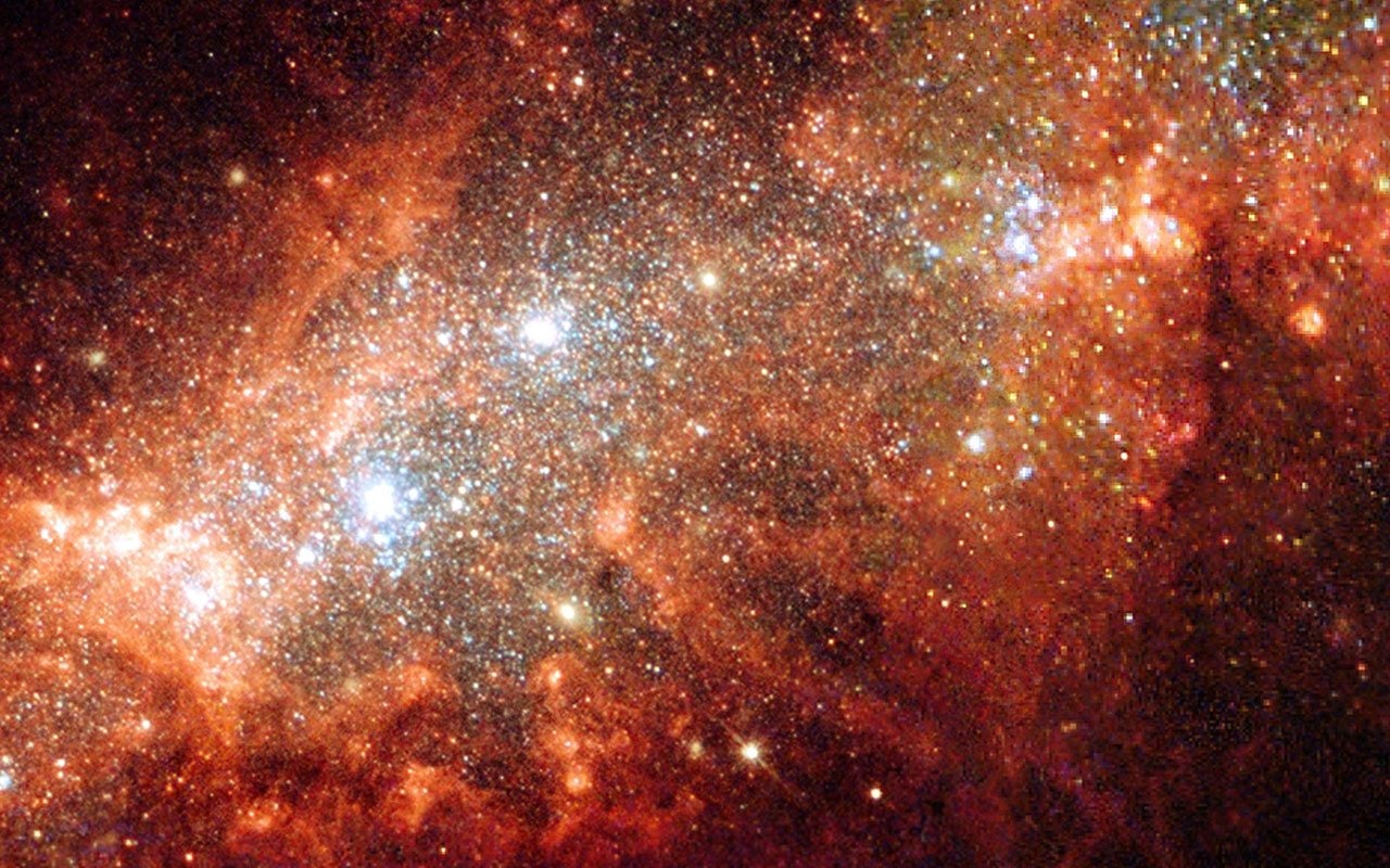 NASA의 벽지의 별, 은하 #20 - 1280x800