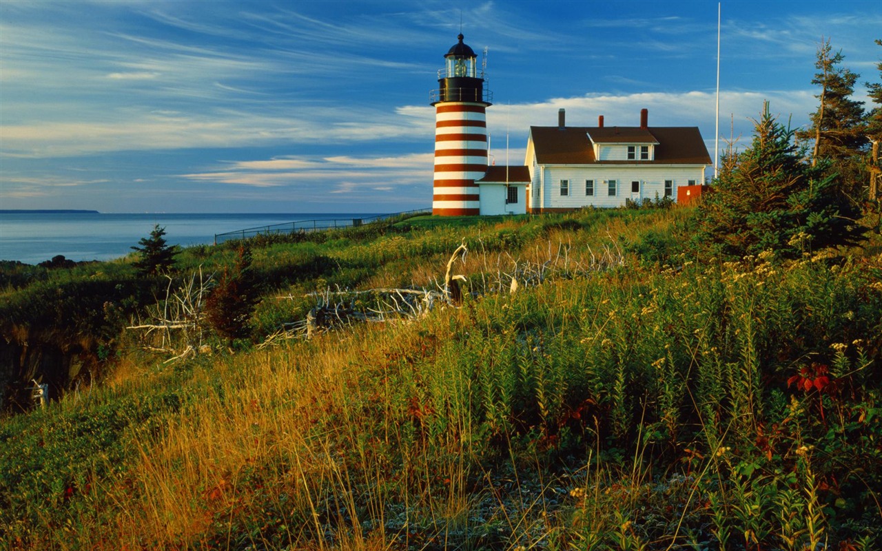 Pobřežní Lighthouse HD Wallpaper #5 - 1280x800