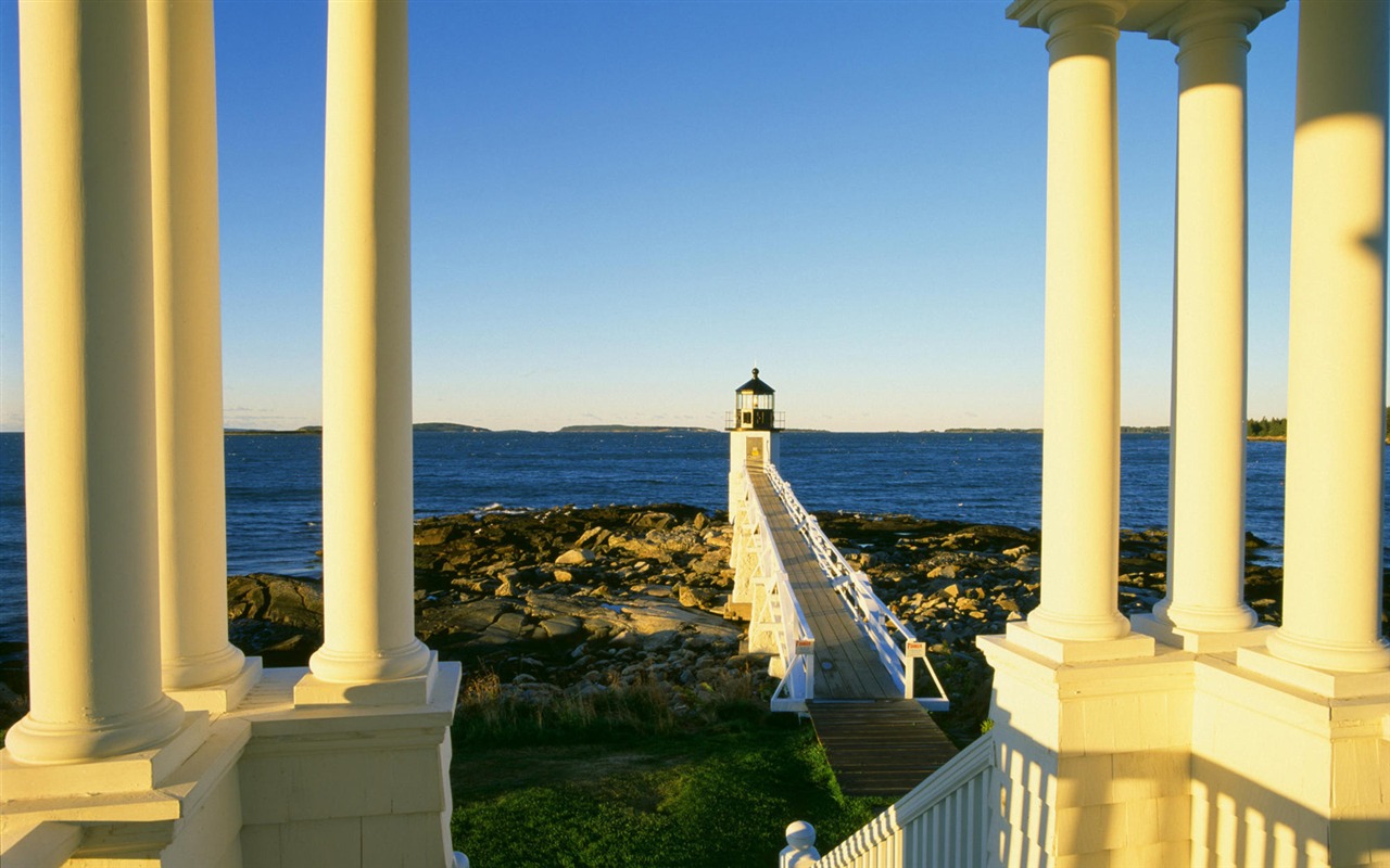 Pobřežní Lighthouse HD Wallpaper #18 - 1280x800