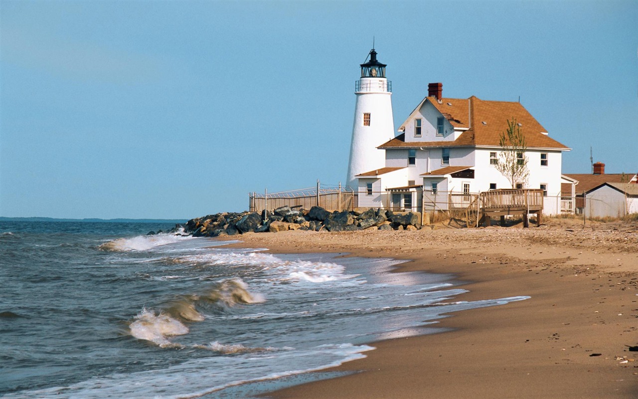 Pobřežní Lighthouse HD Wallpaper #29 - 1280x800