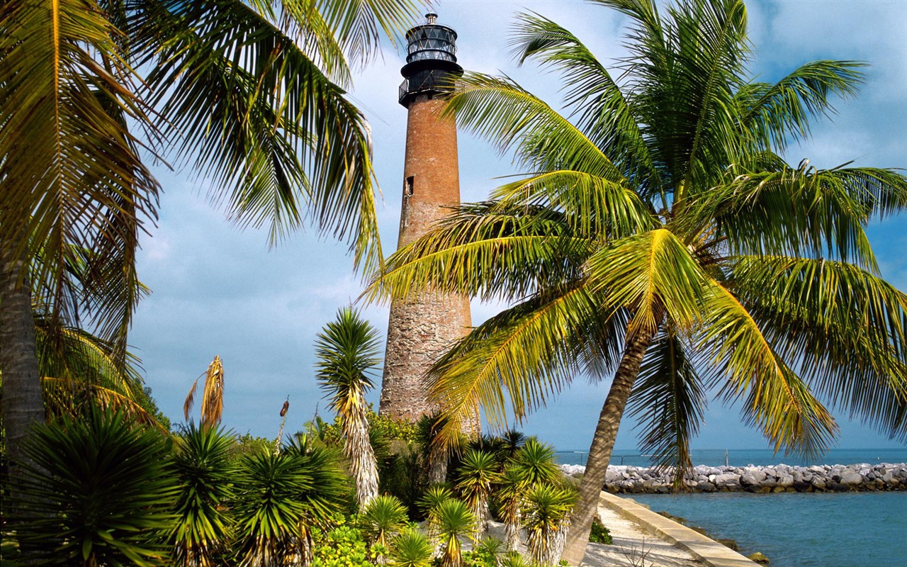 Pobřežní Lighthouse HD Wallpaper #36 - 1280x800