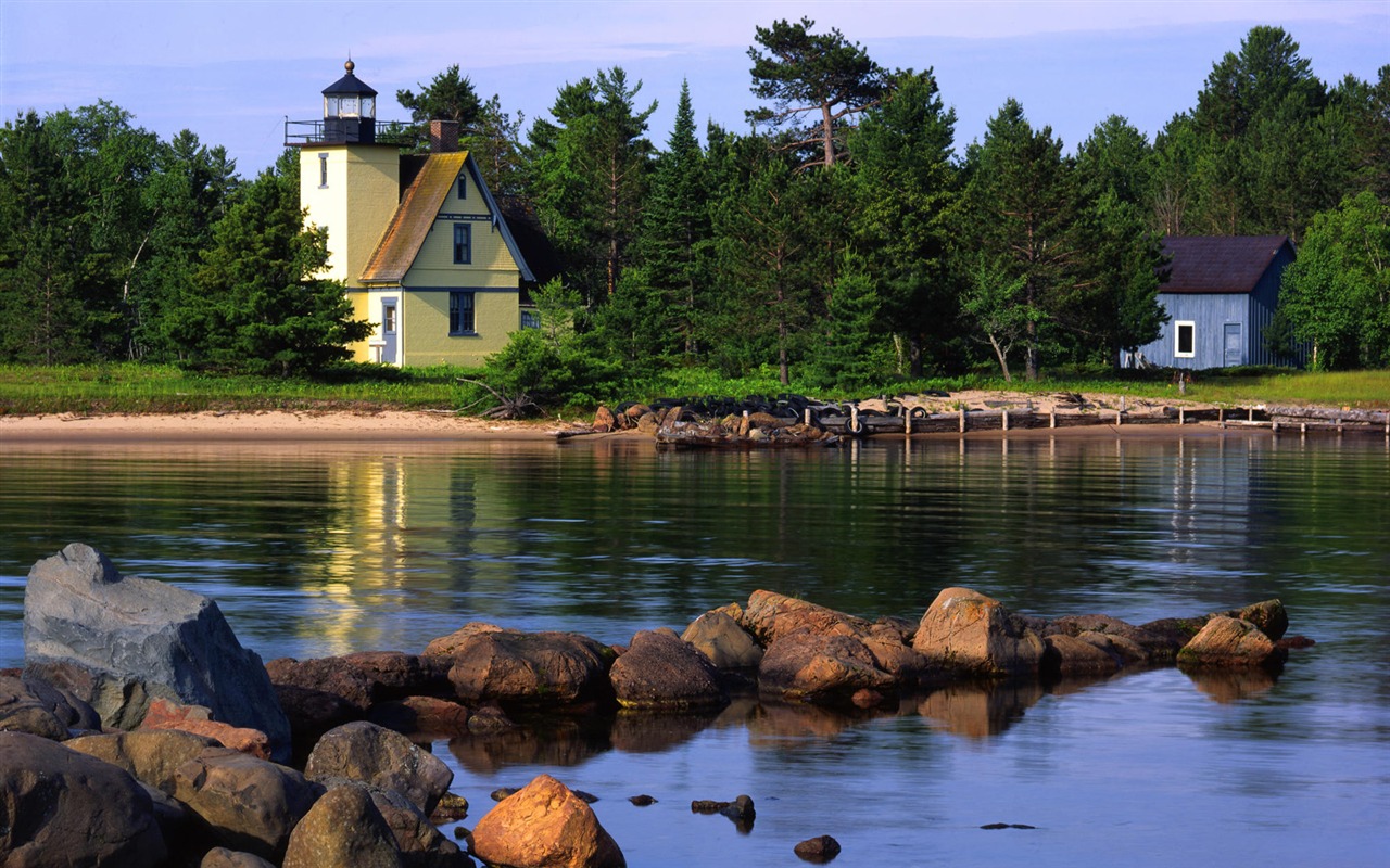 Pobřežní Lighthouse HD Wallpaper #40 - 1280x800