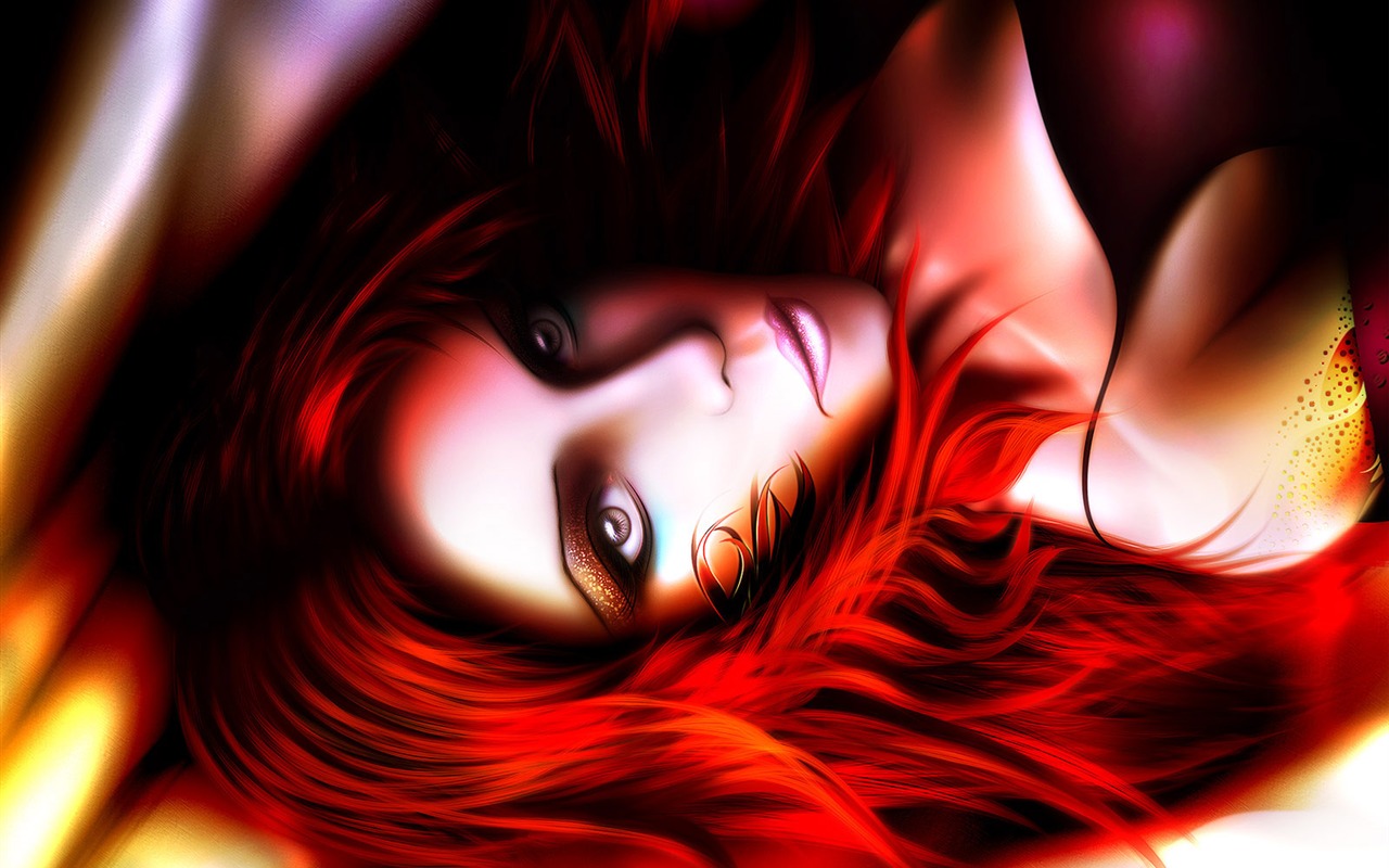 奇幻女性精美插畫壁紙 #1 - 1280x800
