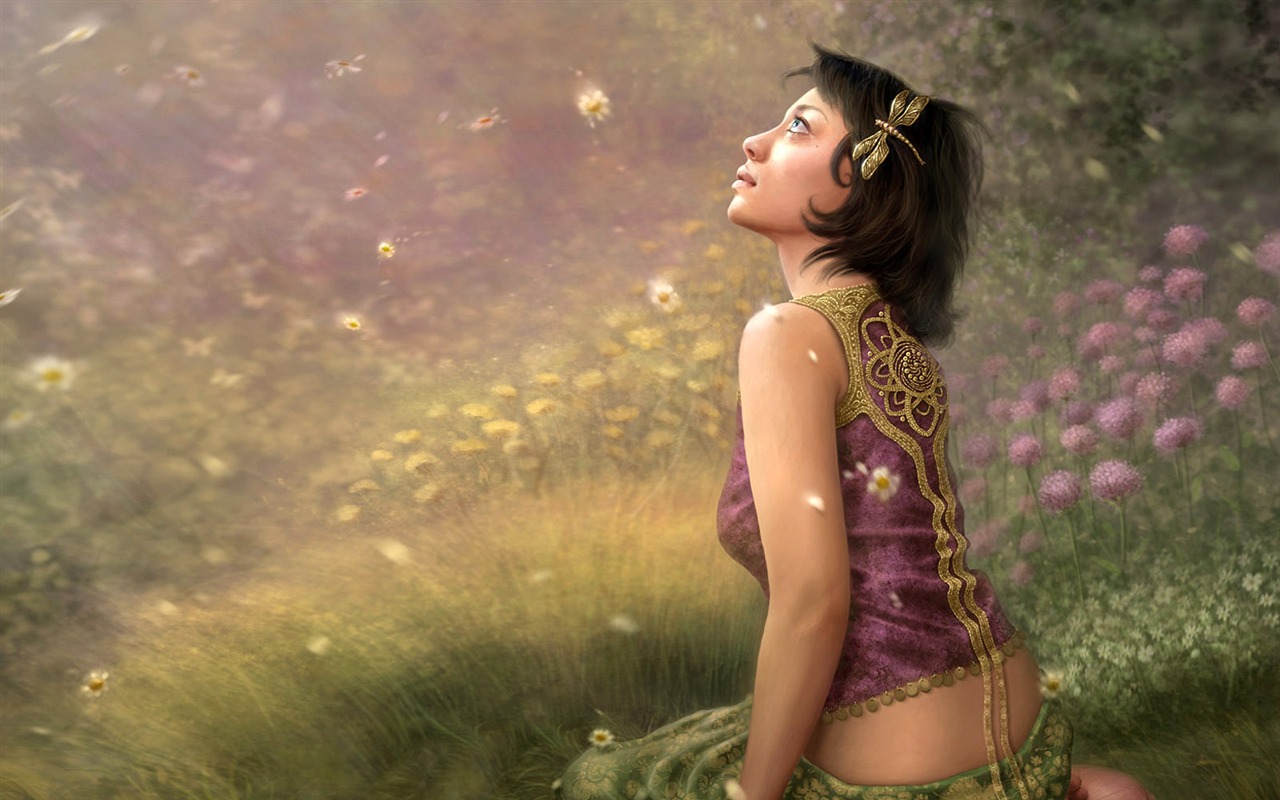 Krásné ženy wallpaper fantasy ilustrátor #3 - 1280x800