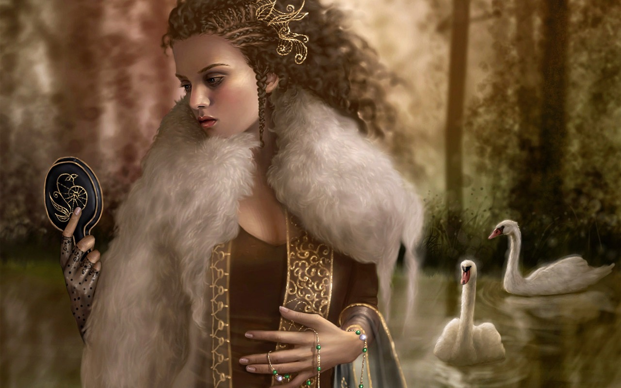 奇幻女性精美插畫壁紙 #4 - 1280x800