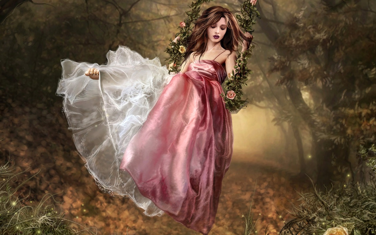 Schöne Frauen wallpaper Fantasy-Illustrator #11 - 1280x800