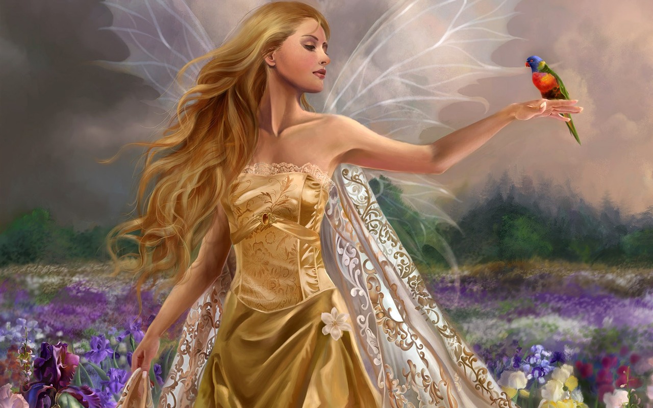 Schöne Frauen wallpaper Fantasy-Illustrator #22 - 1280x800