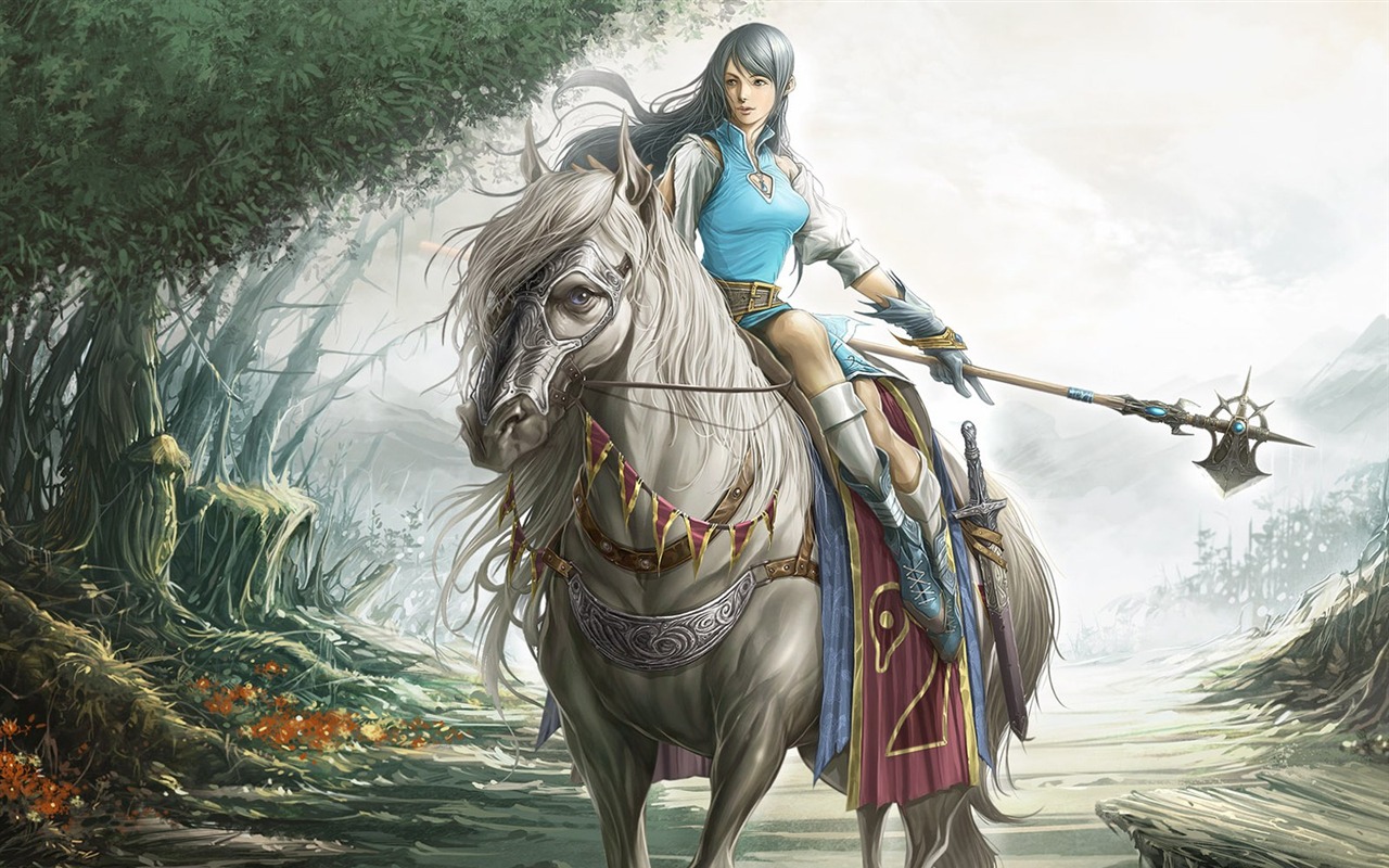 奇幻女性精美插畫壁紙 #34 - 1280x800