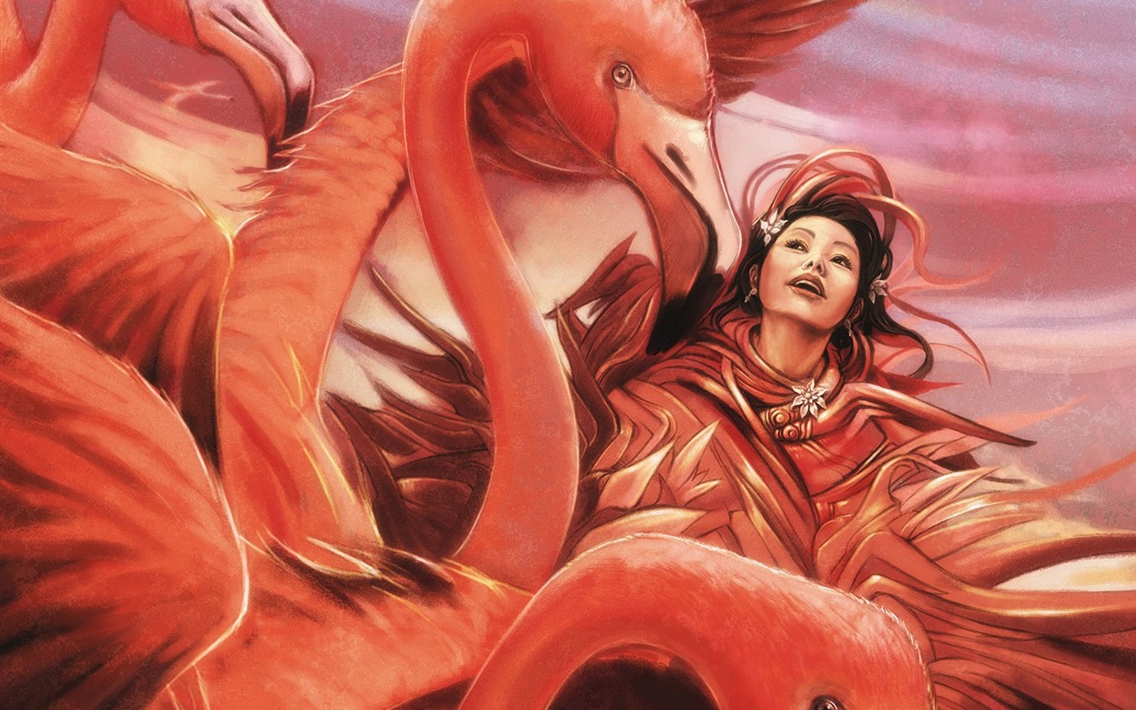 奇幻女性精美插畫壁紙 #39 - 1280x800