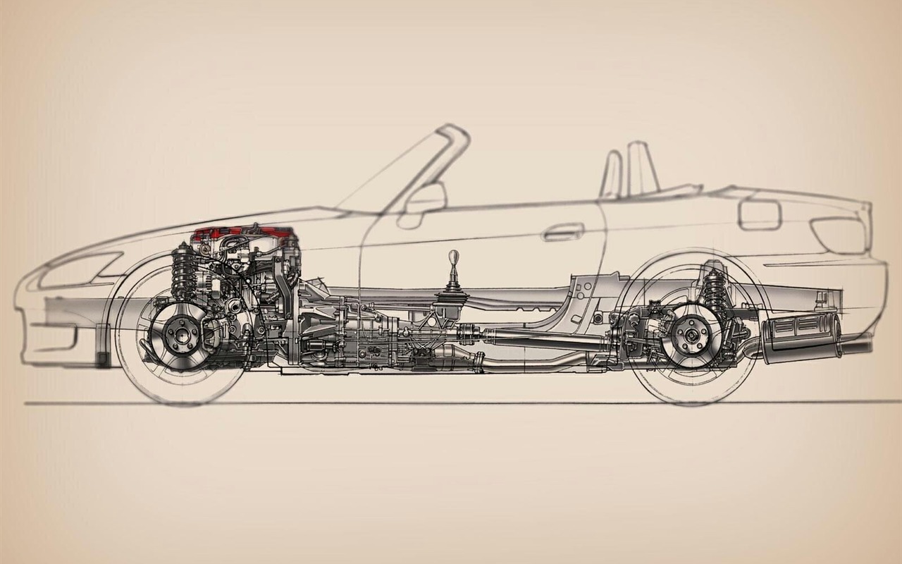Honda S2000 auta na plochu #19 - 1280x800