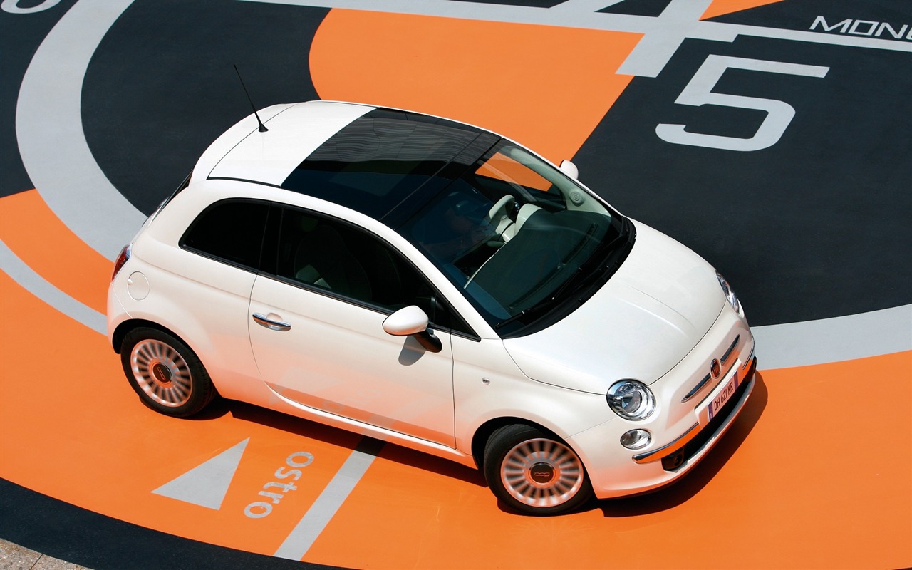 Fiat 500 tapet #2 - 1280x800