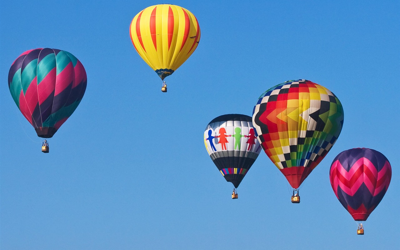 Hot air balloon wallpaper #11 - 1280x800