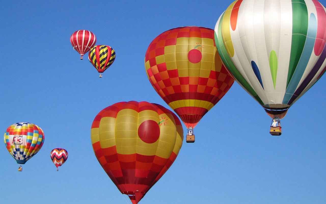 Hot air balloon wallpaper #17 - 1280x800