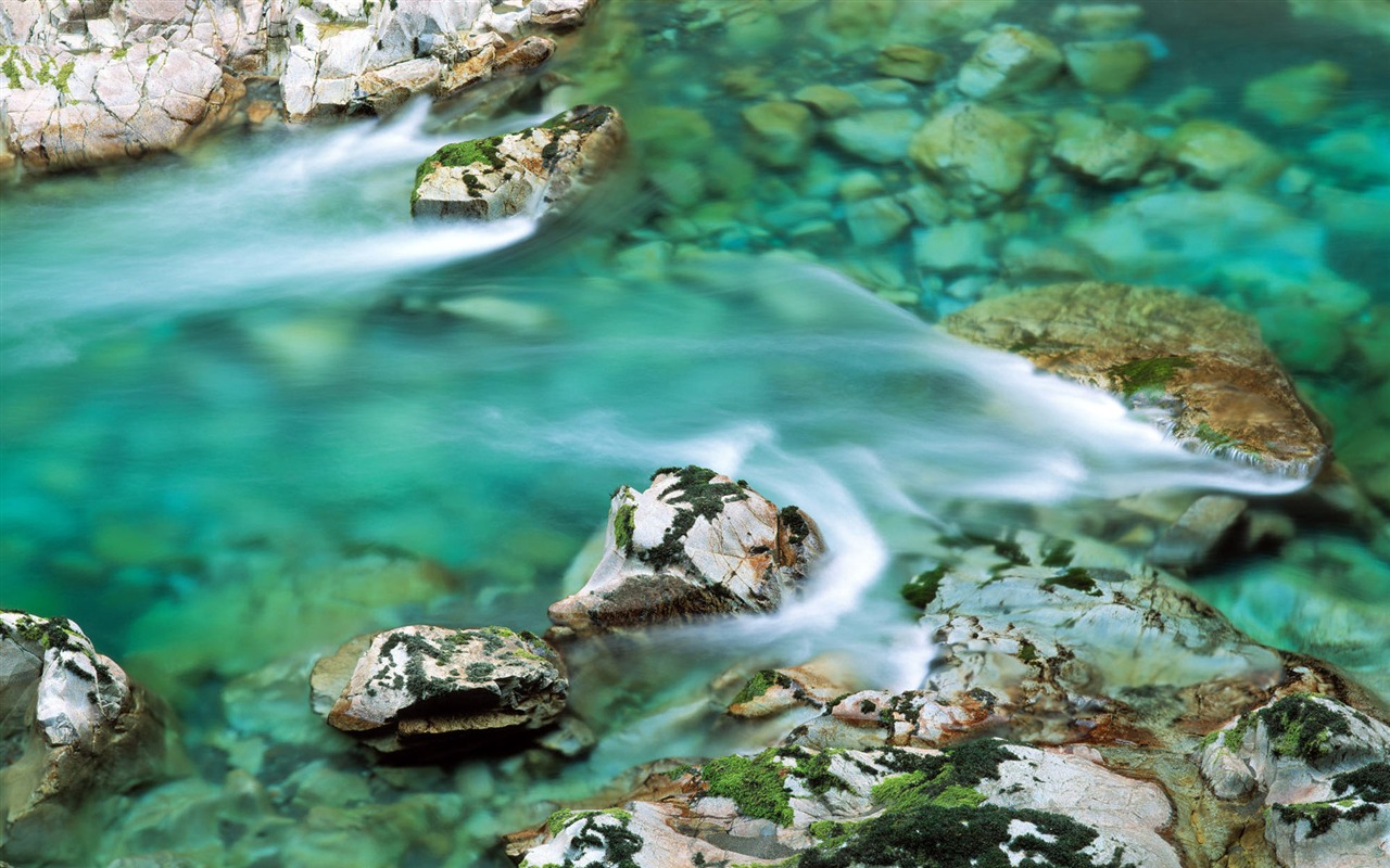 Water streams HD Wallpapers #37 - 1280x800
