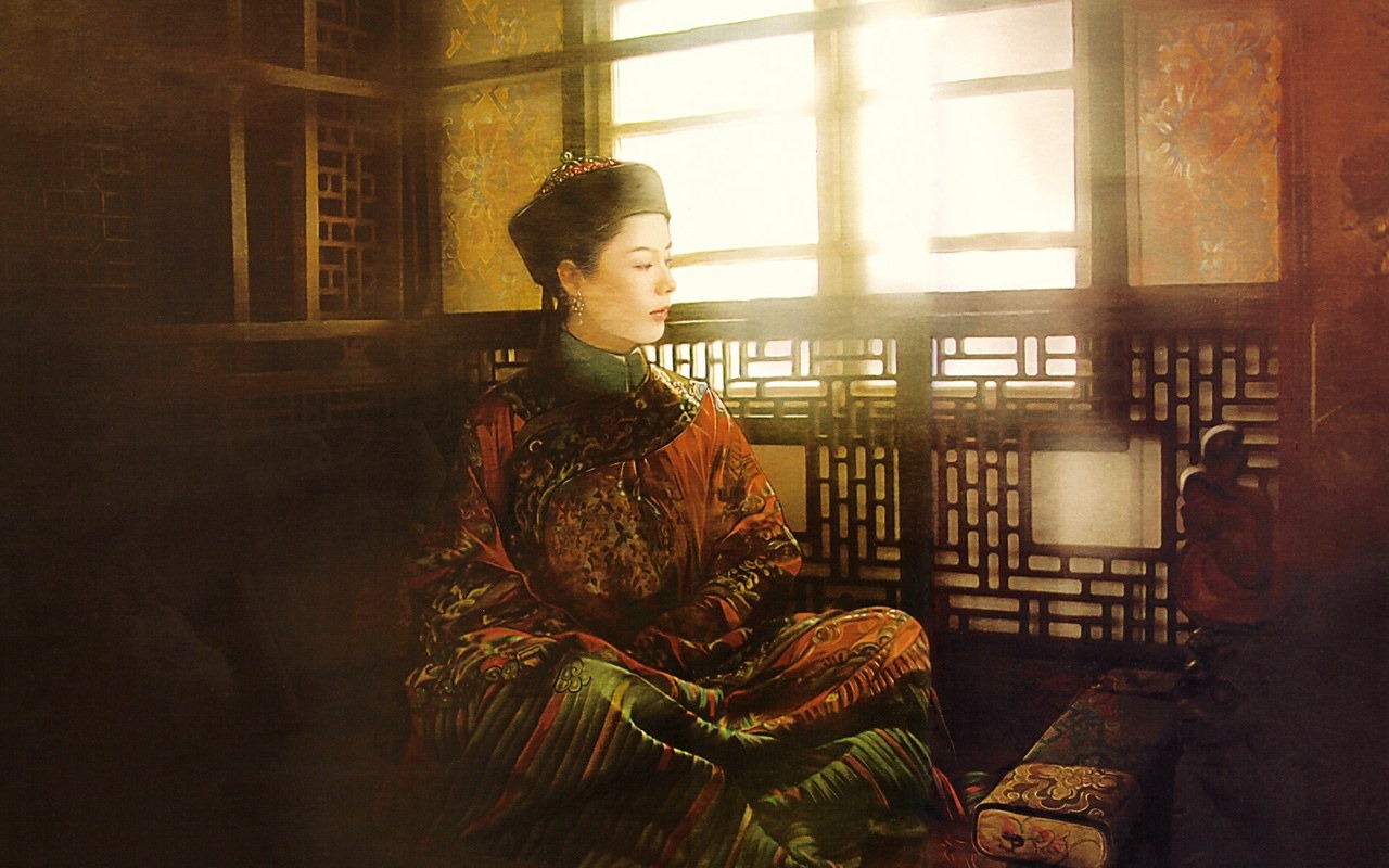 Qing dynastie Ženy Malba Wallpaper #11 - 1280x800