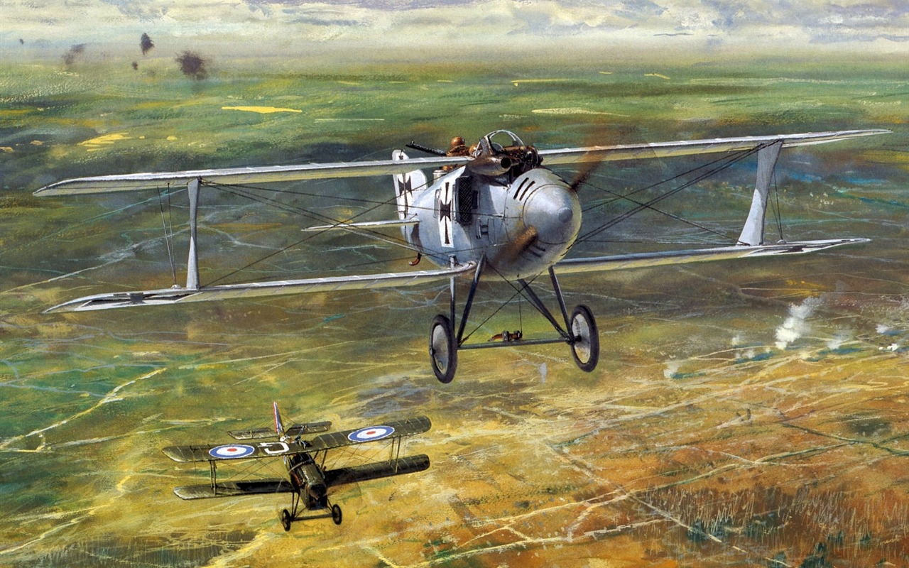 HD wallpaper malování letadla #14 - 1280x800