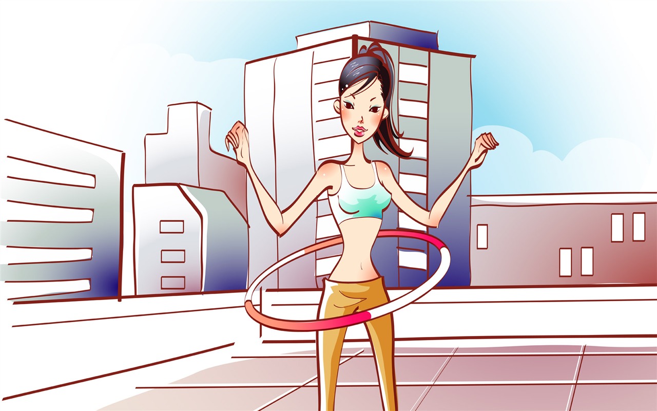 Vector Wallpapers Women's Sports #4 - 1280x800