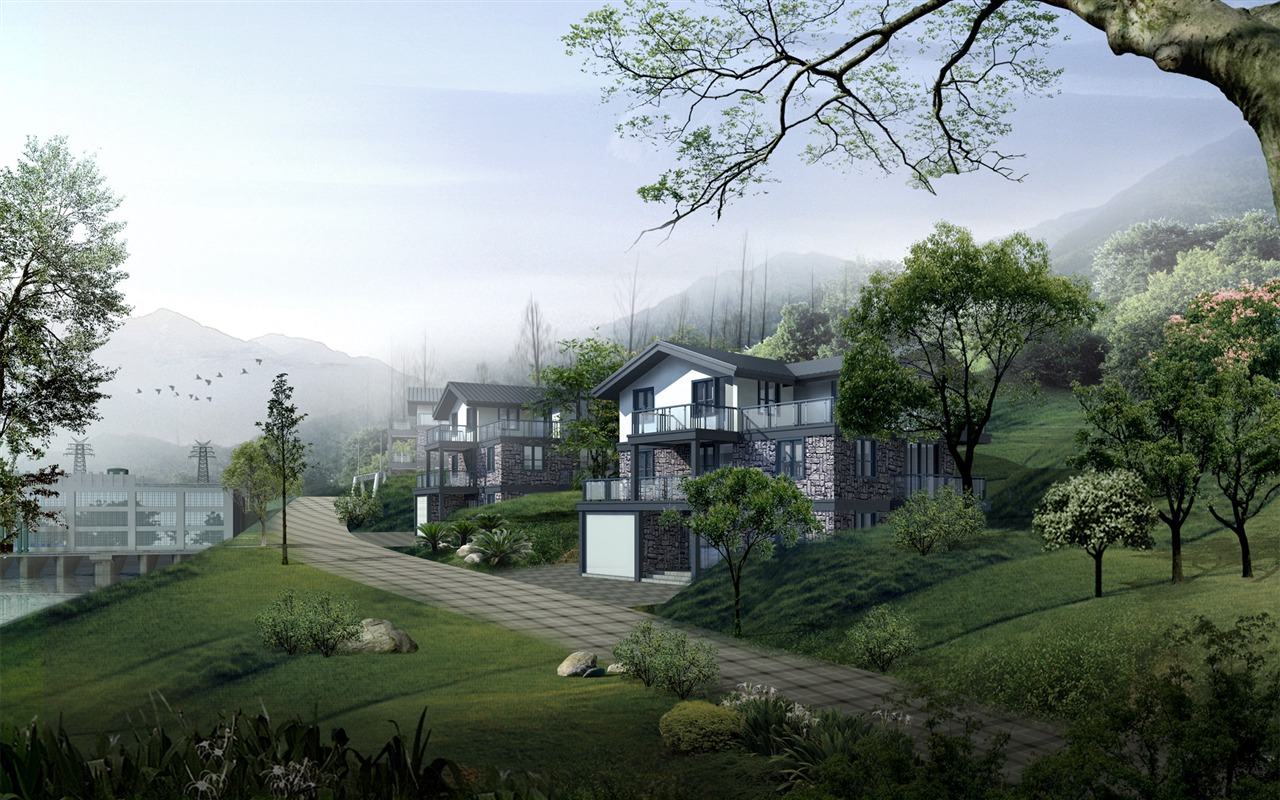 建築園林精美壁紙 #2 - 1280x800