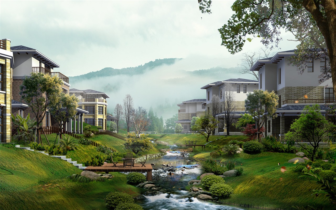 建築園林精美壁紙 #34 - 1280x800