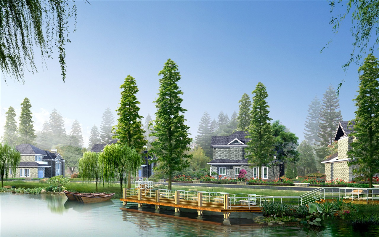 建築園林精美壁紙 #39 - 1280x800