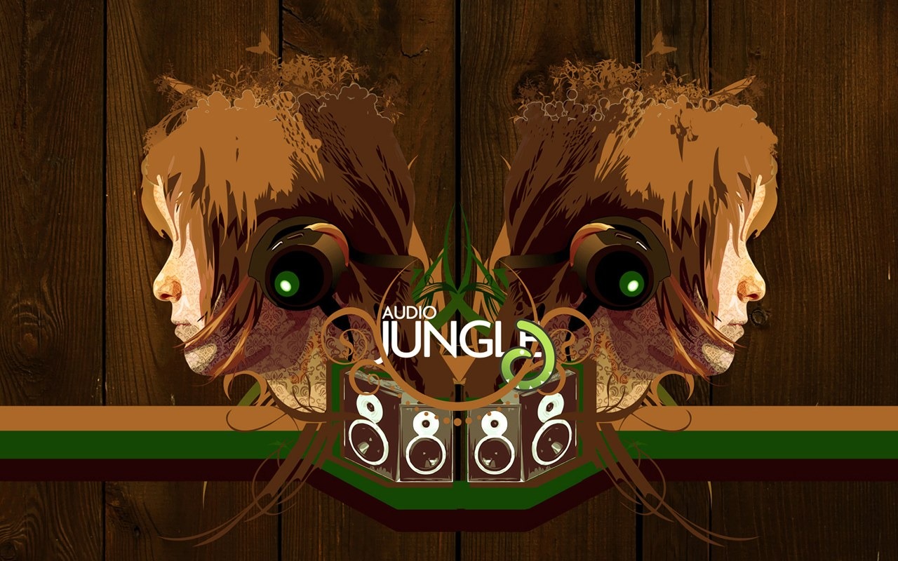 Audio Jungle Wallpaper Design #3 - 1280x800