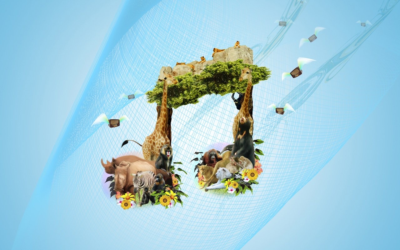 Audio Jungle設計壁紙 #7 - 1280x800