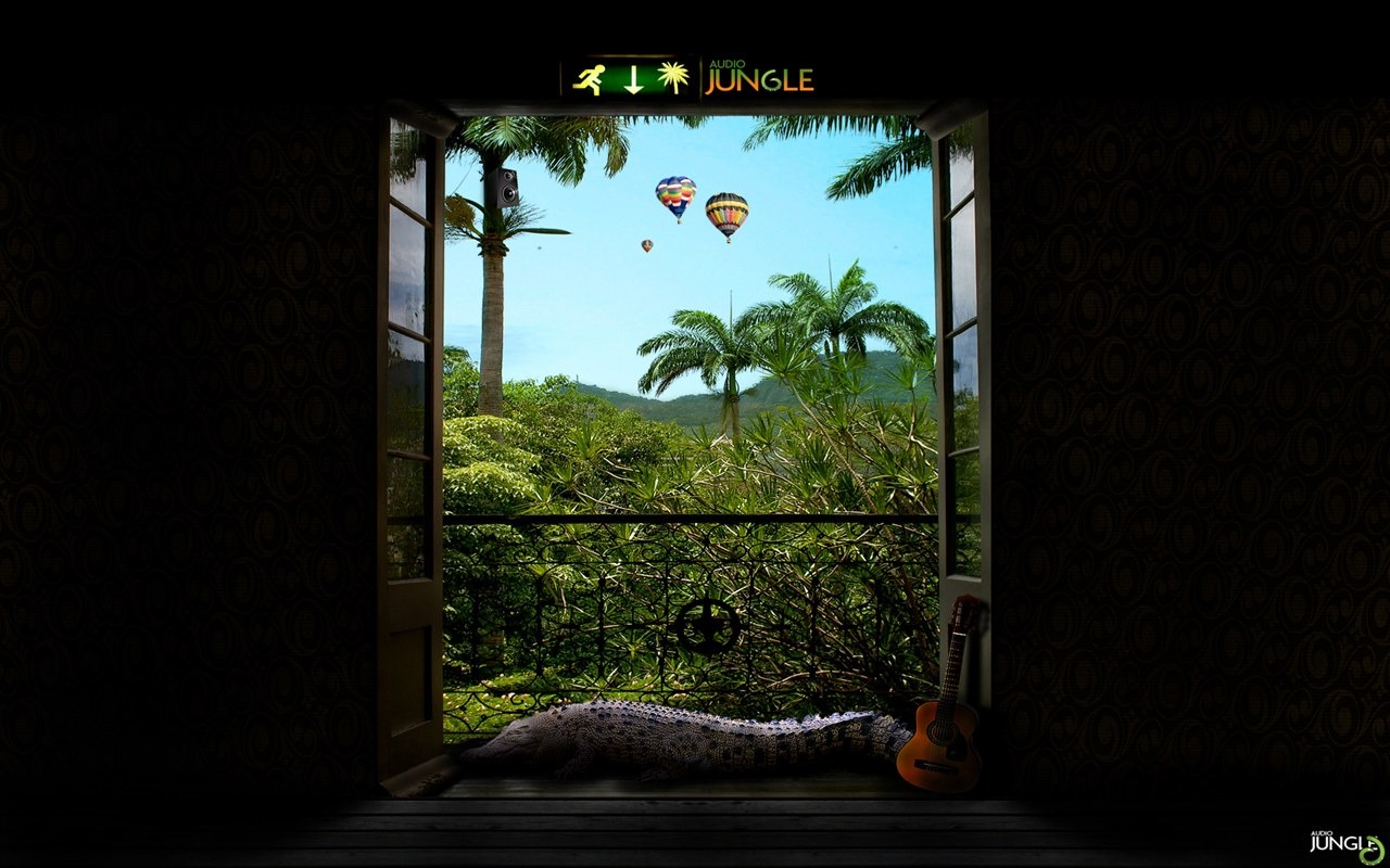 Design Audio Jungle Fond d'écran #9 - 1280x800
