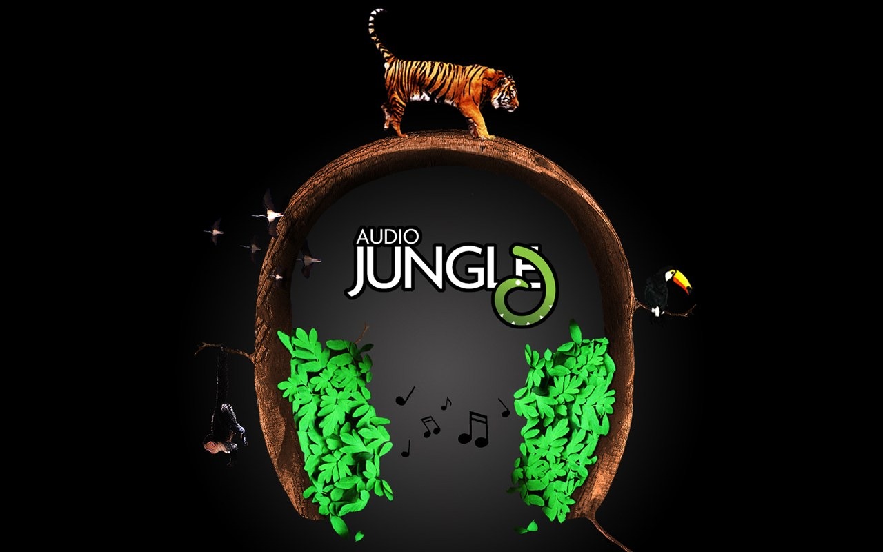 Audio Jungle設計壁紙 #18 - 1280x800