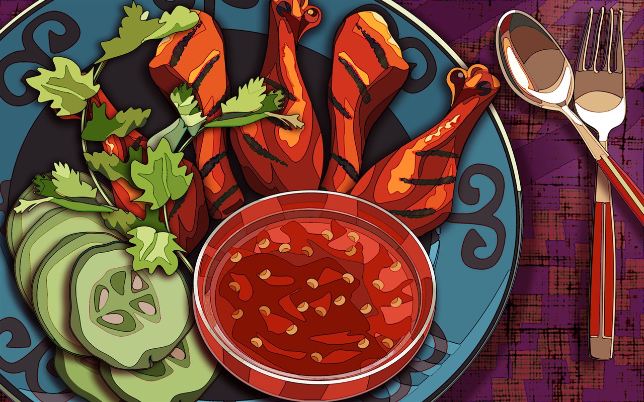 Colorful Food Wallpaper #19 - 1280x800