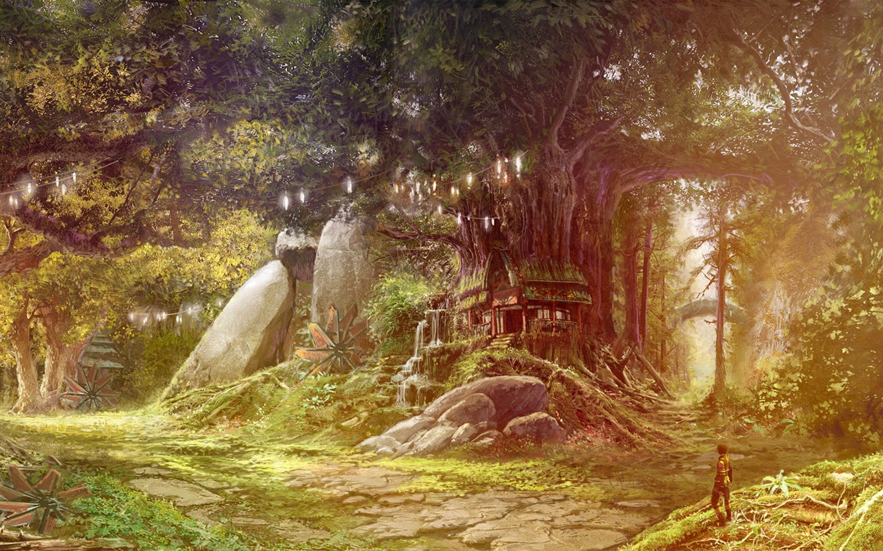 Play Scene exquisite wallpaper #25 - 1280x800