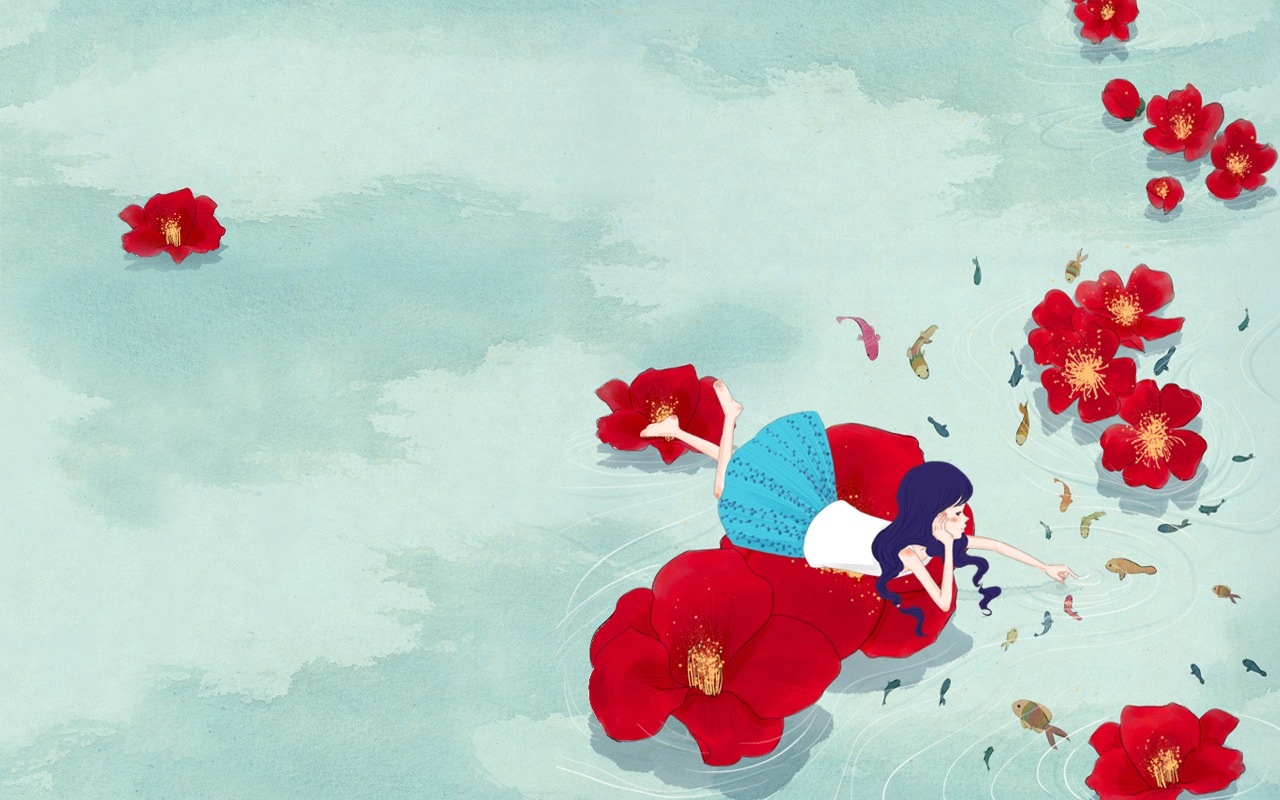 South Korea's Soo-Hyun soft illustrator #5 - 1280x800