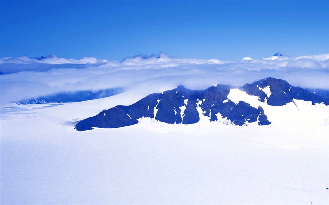 HD wallpaper chladné zimní sníh scéně #30 - 1280x800