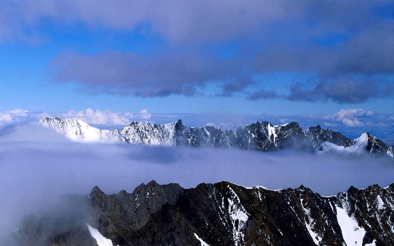 fondos de escritorio de alta definición de invierno la nieve fresca escena #35 - 1280x800